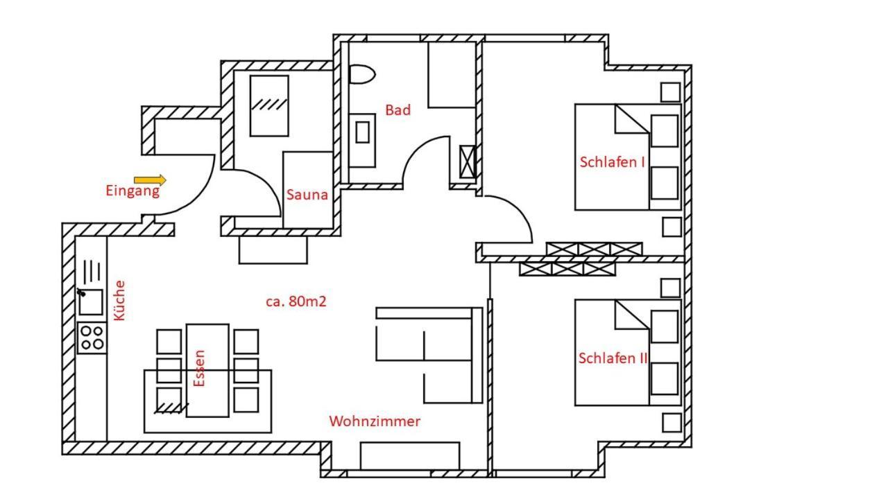 Heilsteinlodge Einruhr Zimmer foto